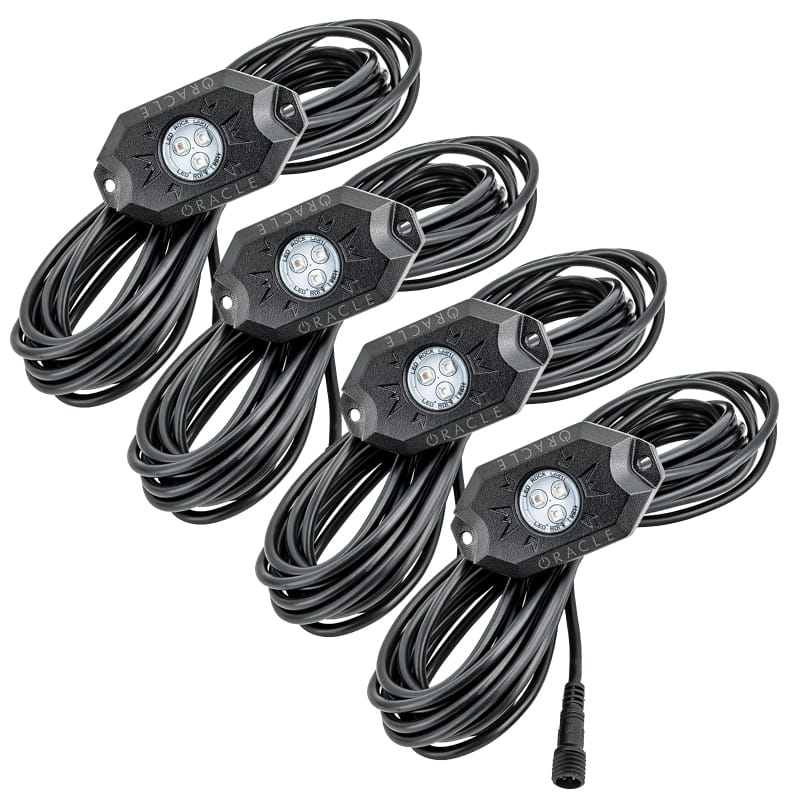 Oracle Bluetooth + RF Underbody Rock Light Kit - 4 PCS - ColorSHIFT thumbnail 2
