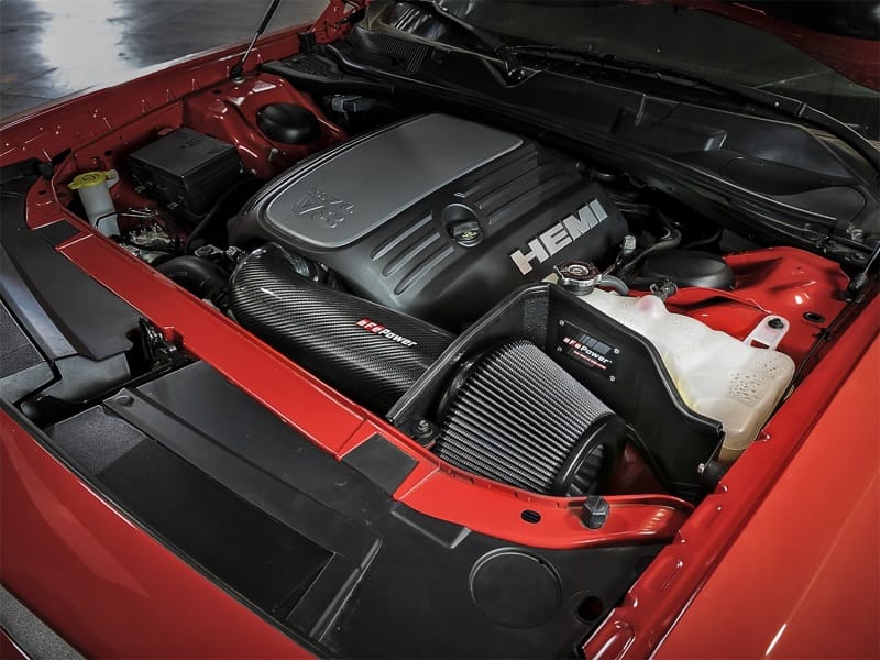 aFe POWER Magnum FORCE Carbon Fiber Stage 2 Track Series Pro Dry S CAIS - 11-18 Dodge Challenger V8 thumbnail 3