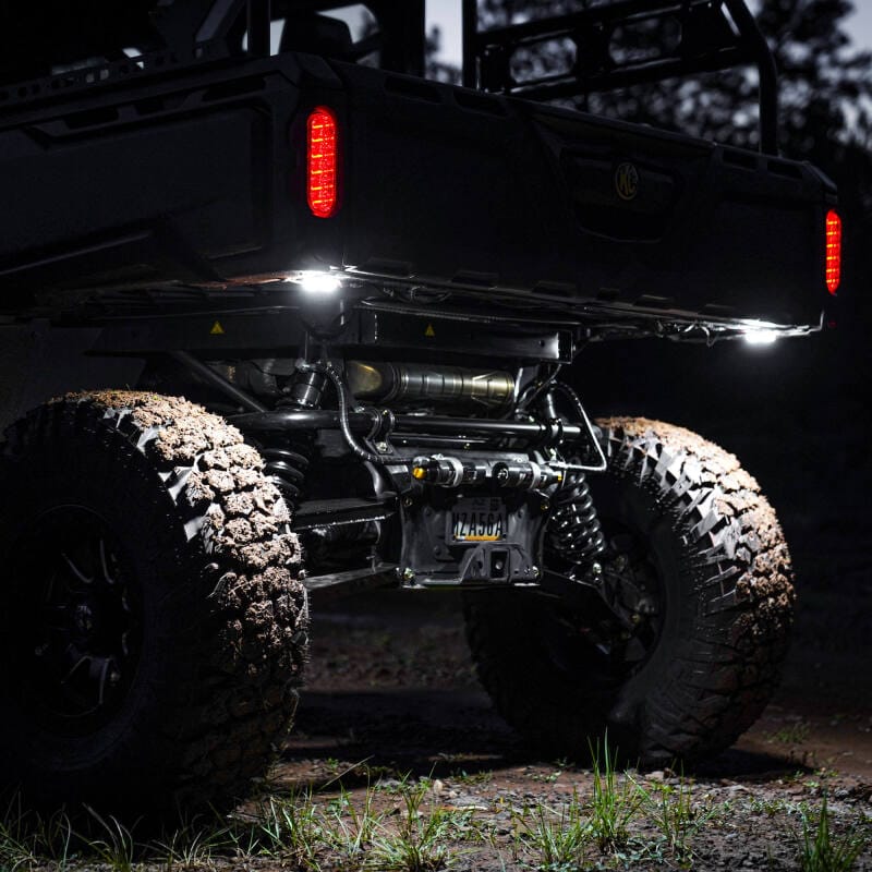KC HiLiTES Cyclone V2 LED - Rock Light - 6-Light System - Clear - 5W Flood Beam thumbnail 2