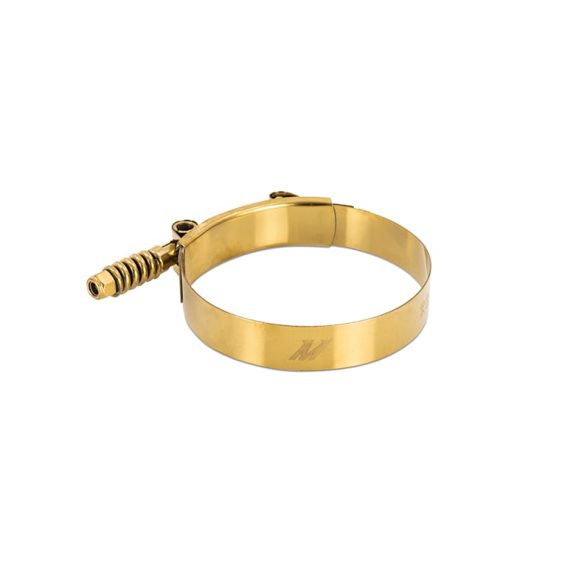 Mishimoto 3.75 Inch Stainless Steel Constant Tension T-Bolt Clamp - Gold thumbnail 2
