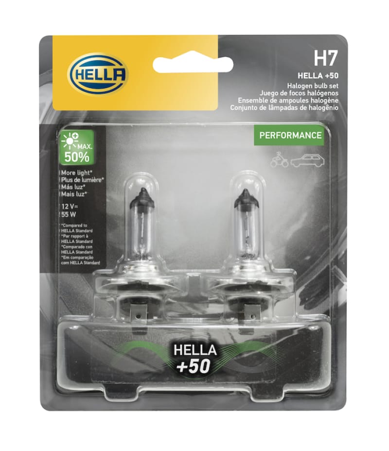 Hella Bulb H7 12V 55W Px26D T4625 +50 (2) thumbnail 3