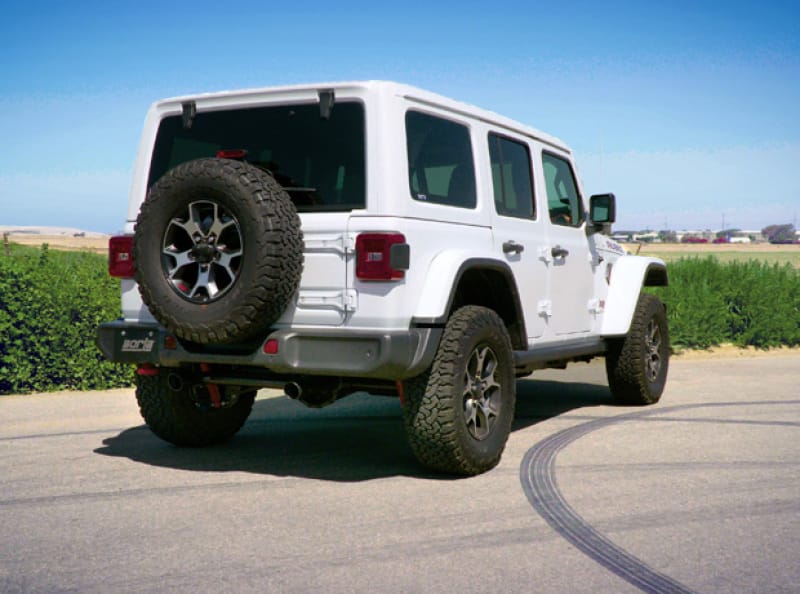 Borla 18-19 Jeep Wrangler JL/JLU 2.0L 4Cyl 2DR/4DR Touring Axle Back Exhaust w/ 3.5in Tips - Black thumbnail 2