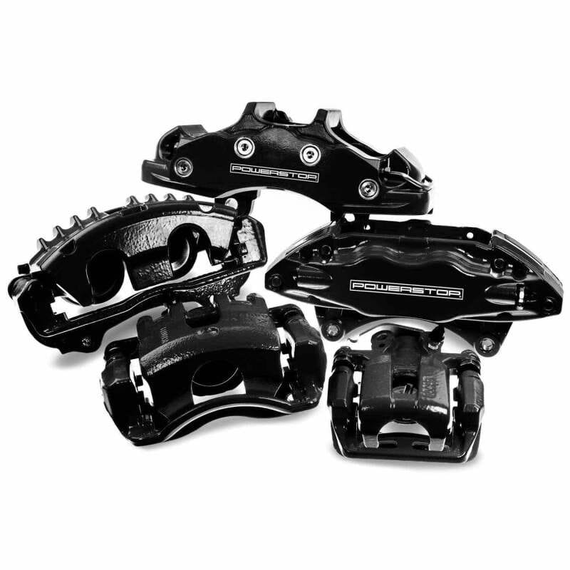 Power Stop 05-08 Dodge Dakota Front Black Caliper - Pair w/Bracket thumbnail 4