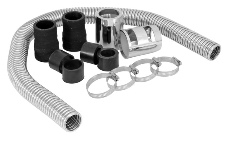 Spectre Magna Kool Radiator Hose Kit 30in W/Chrome End Covers thumbnail 2
