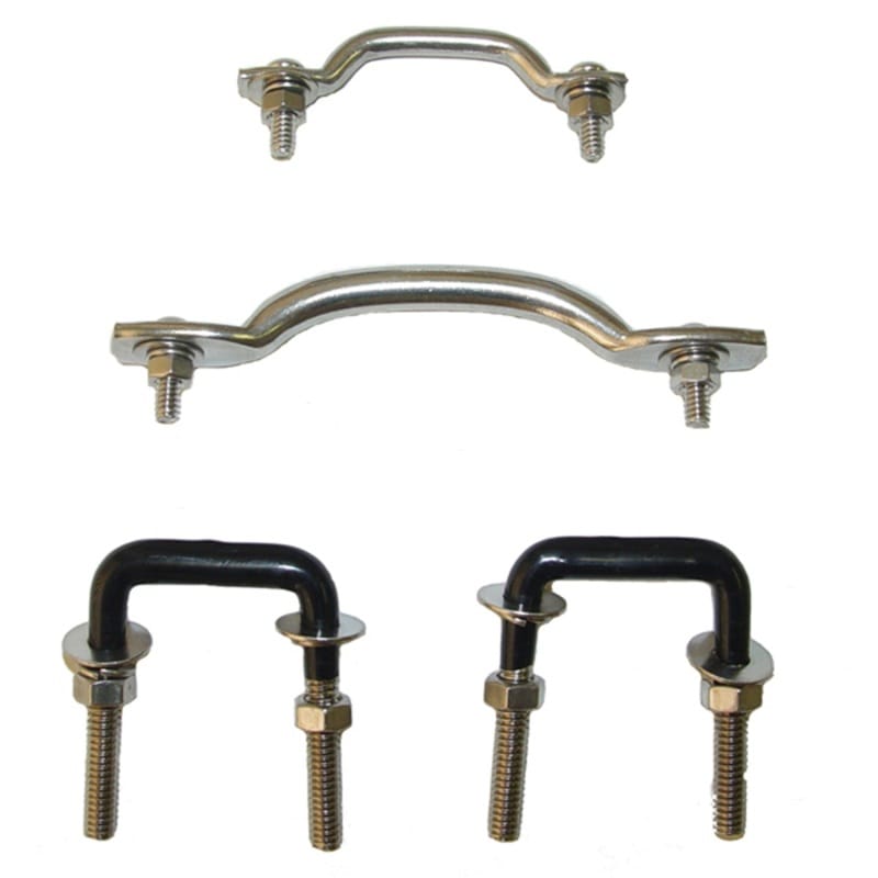Rugged Ridge 55-95 Jeep CJ / Jeep Wrangler Stainless Steel Windshield Tie Down Kit thumbnail 2