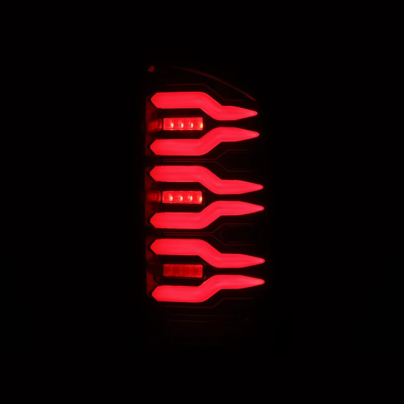 AlphaRex 07-08 Dodge Ram1500/07-09 Dodge Ram 2500+3500 Luxx-Series LED Tail Lights(Pair) Black/Red thumbnail 5