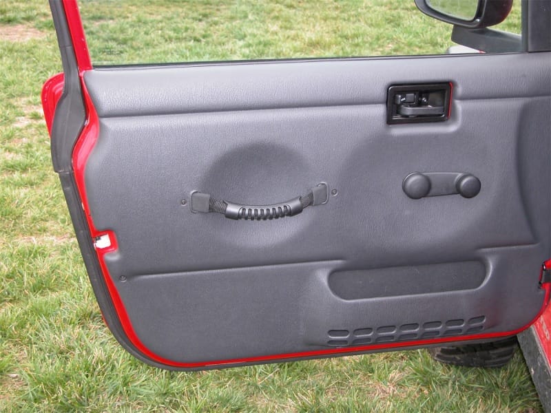 Rugged Ridge Door Pull Straps Black 97-06 Jeep Wrangler thumbnail 2