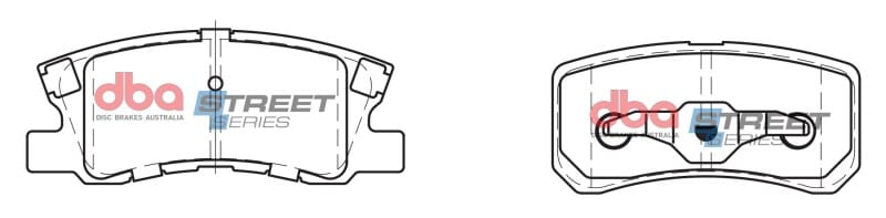 DBA 11-14 Chrysler 200 (302mm Rear Rotor) Street Series Rear Brake Pads thumbnail 2