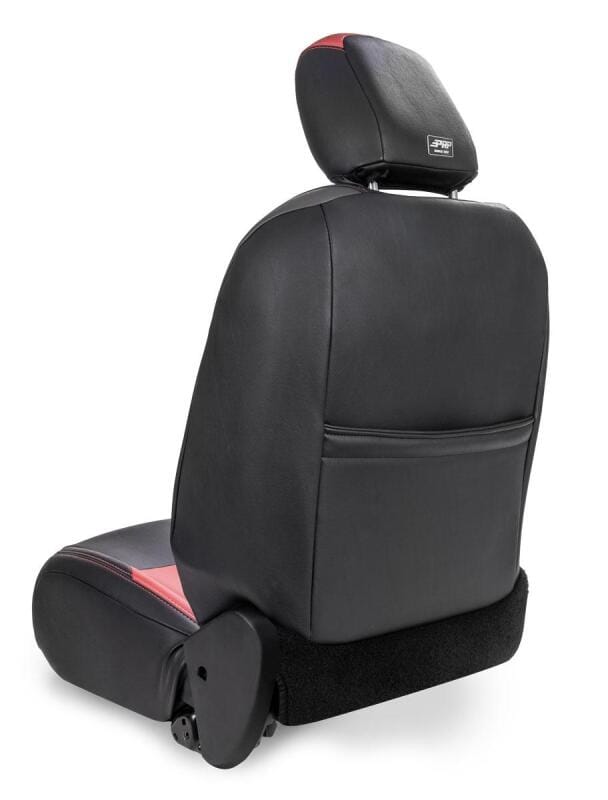PRP Jeep Wrangler JL Front Seat Covers Jeep Gladiator JT- with Pocket Back (Pair) - Black/Teal thumbnail 2
