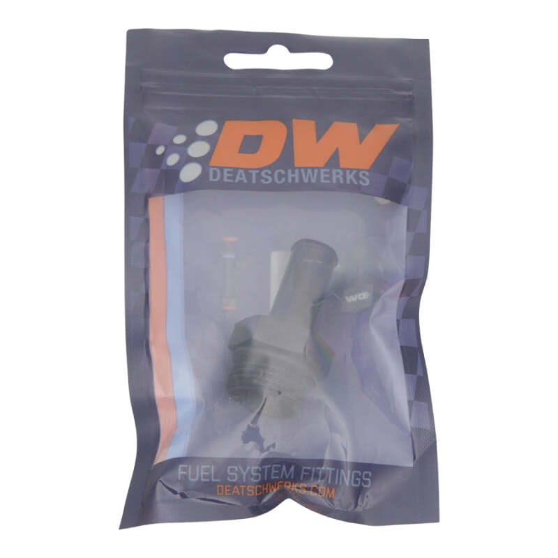 DeatschWerks 10AN ORB Male to 1/2in Male Barb Fitting - Anodized Matte Black thumbnail 2
