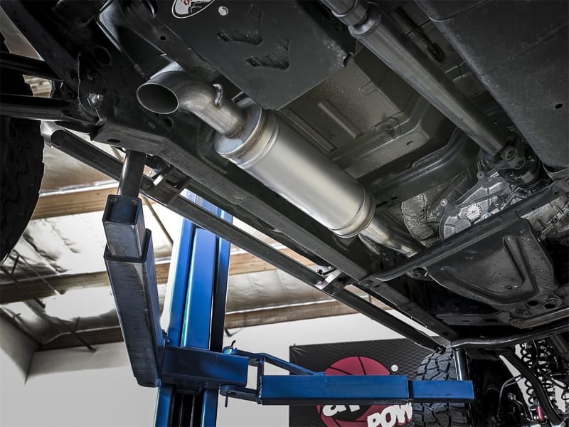 aFe Rock Basher 3in 409 SS Cat-Back Turn-Down Exhaust 12-18 Jeep Wrangler (JK) V6 3.6L/ 07-11 3.8L thumbnail 3