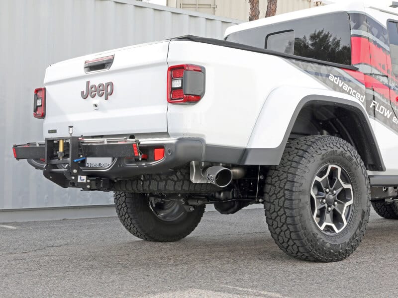 aFe 2021+ Jeep Gladiator V6-3.0L (td) Vulcan Series 3in 304 SS DPF-Back Exhaust System - Polishd Tip thumbnail 5