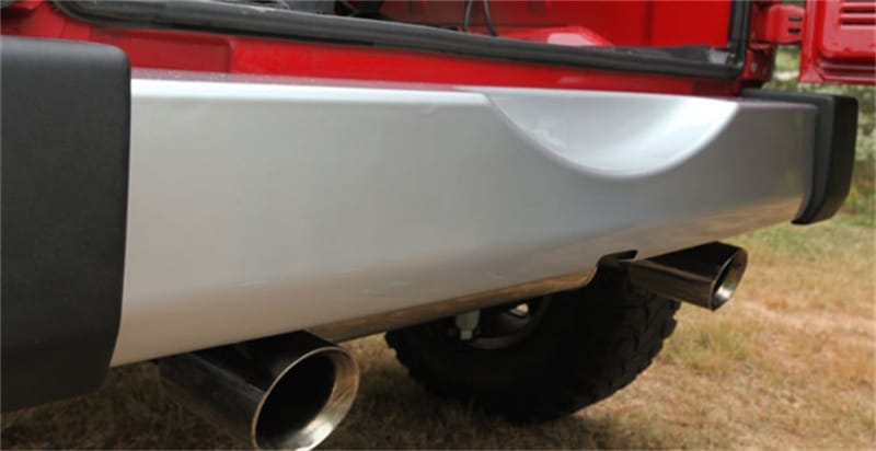 Omix Rear Bumper Applique Silver 07-18 Jeep Wrangler thumbnail 3