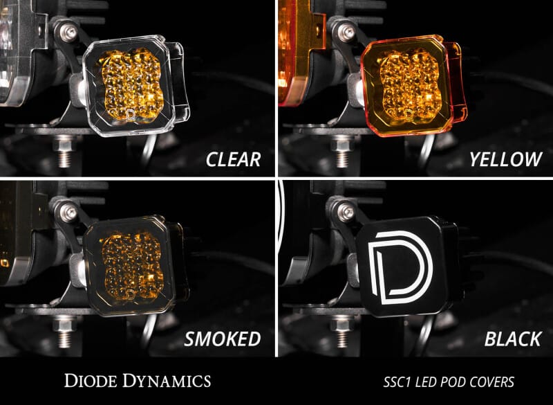 Diode Dynamics Stage Series C1 LED Pod Cover Black Each thumbnail 4