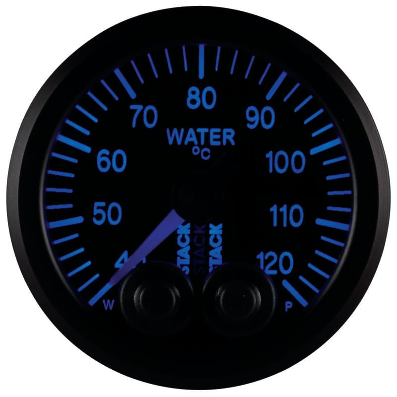 Autometer Stack 52mm 40-120 Deg C 1/8in NPTF Male Pro-Control Water Temp Gauge - Black thumbnail 3