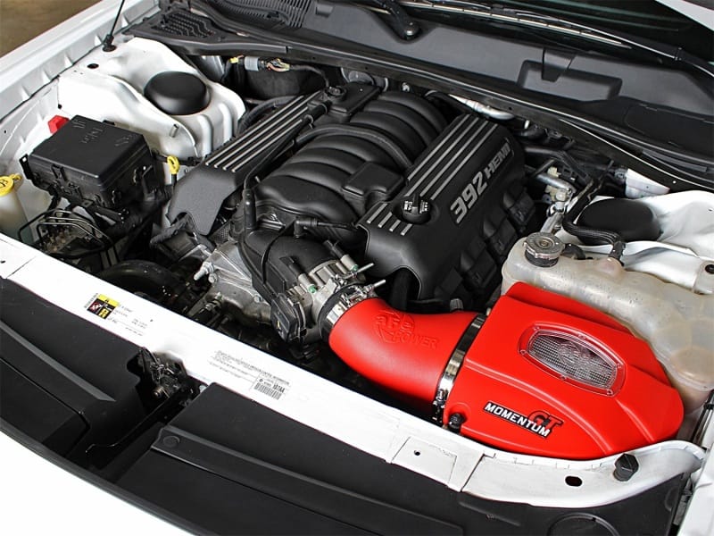 aFe POWER Momentum GT Limited Edition Cold Air Intake 11-17 Dodge Challenger/Charger SRT - Red thumbnail 2