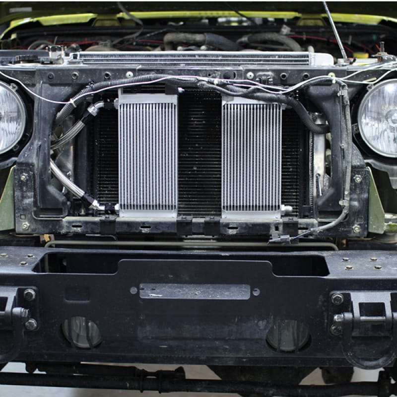 Mishimoto 07-11 Jeep Wrangler JK Oil Cooler Kit - Silver thumbnail 7