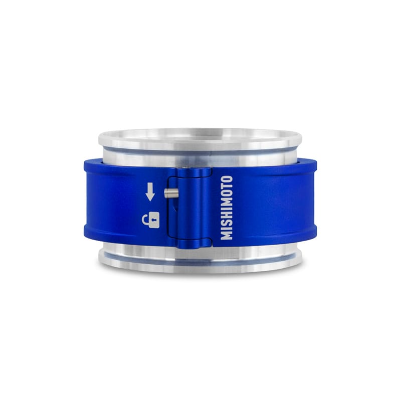 Mishimoto 3.0in Quick Release Clamp Assembly - Blue thumbnail 2