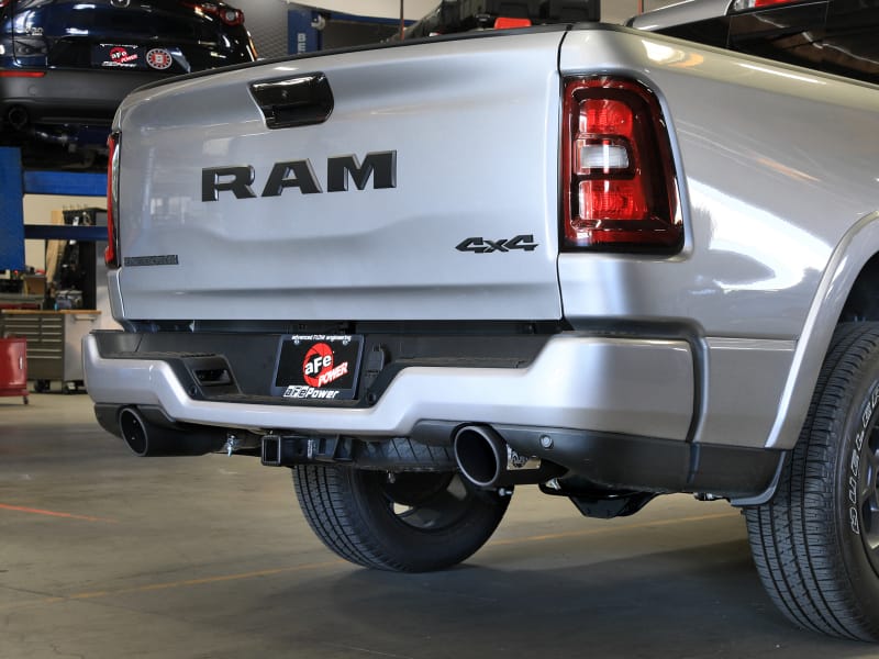 aFe Vulcan Series Cat-Back Exhaust System RAM 1500 2025 V6-3.0L (tt)- Black Tips thumbnail 3