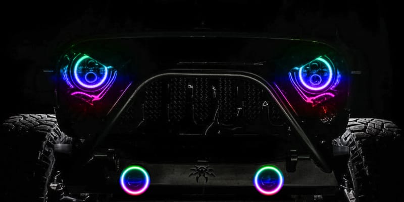 Oracle Jeep Wrangler JK/JL/JT High Performance W LED Fog Lights - ColorSHIFT - Dynamic thumbnail 4