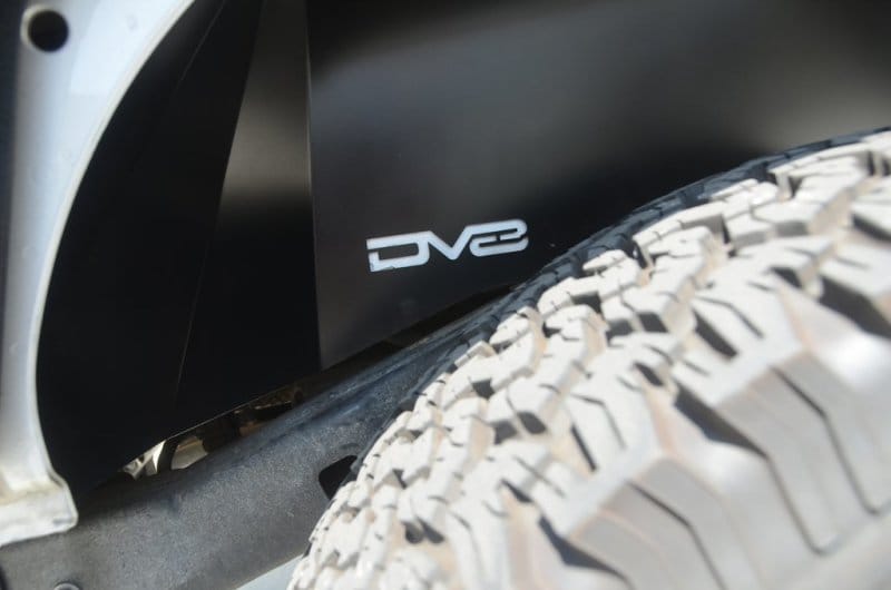 DV8 Offroad 07-18 Jeep Wrangler JK Rear Aluminum Inner Fender - Black thumbnail 5