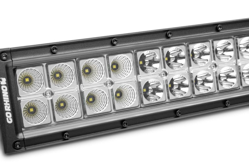 Go Rhino Xplor Bright Series Dbl Row LED Light Bar (Side/Track Mount) 31.5in. - Blk thumbnail 3