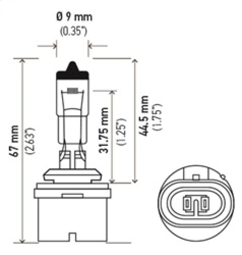 Hella Optilux 880 12V Xenon Yellow XY Bulb thumbnail 4