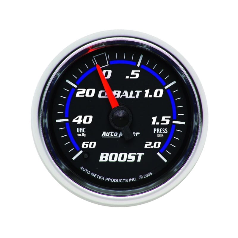 Autometer Cobalt 52mm 2 BAR Mechanical Boost Gauge thumbnail 7