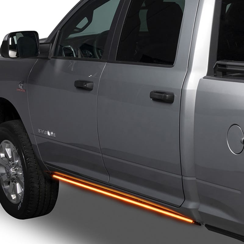 Putco 19-23 Dodge Ram 1500 Blade Rocker Kits Sideliners - Amber/White