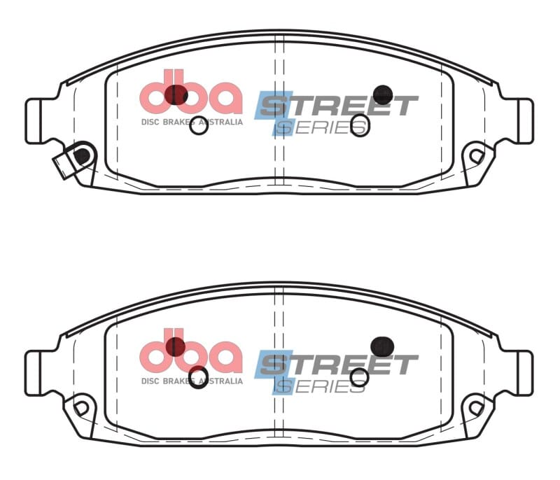 DBA 06-10 Jeep Commander Street Series Front Brake Pads thumbnail 2