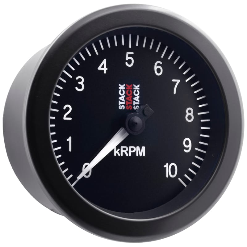Autometer Stack Sport 88mm 0-10K RPM Tachometer - Black thumbnail 5