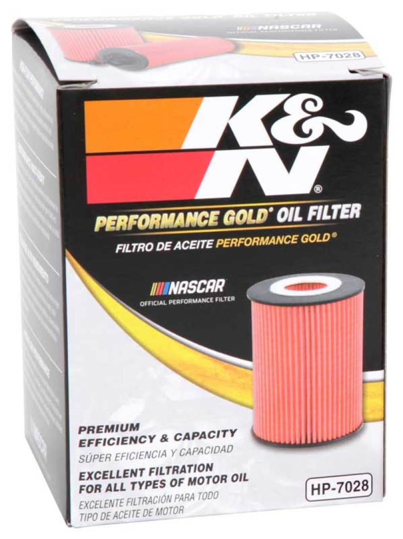 K&N Performance Oil Filter for 2010+ Mercedes Benz GLE350D 3.0L V6 DSL 2.75in OD x 3.625in H thumbnail 3