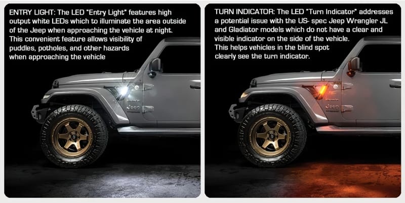 Oracle Sidetrack LED System For Jeep Wrangler JL/ Gladiator JT thumbnail 2