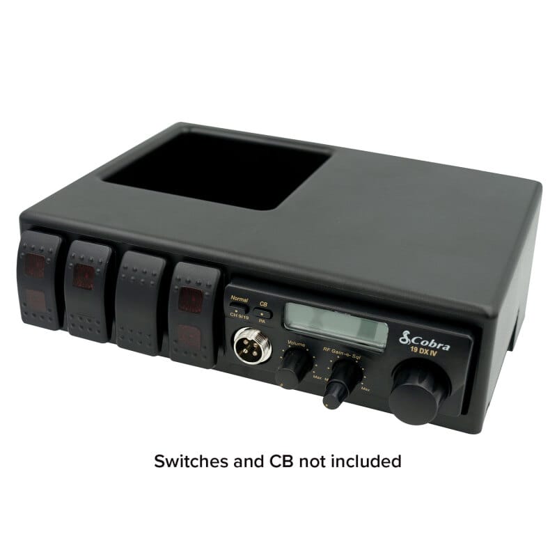Autometer 2018+ Jeep JL Switch Panel / CB Mount - BLACK thumbnail 3