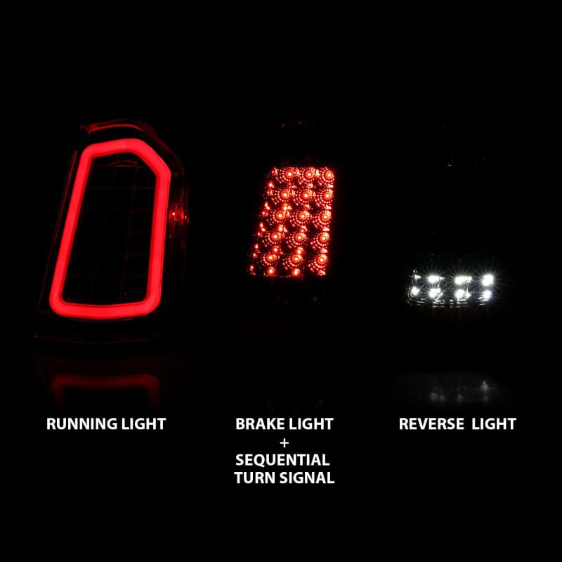 ANZO 11-14 Chrysler 300 LED Taillights Chrome w/ Sequential thumbnail 2