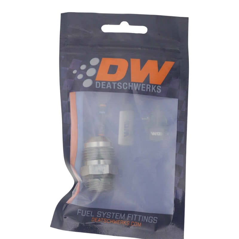 DeatschWerks 8AN ORB Male to 10AN Male Flare Adapter - Anodized DW Titanium thumbnail 2