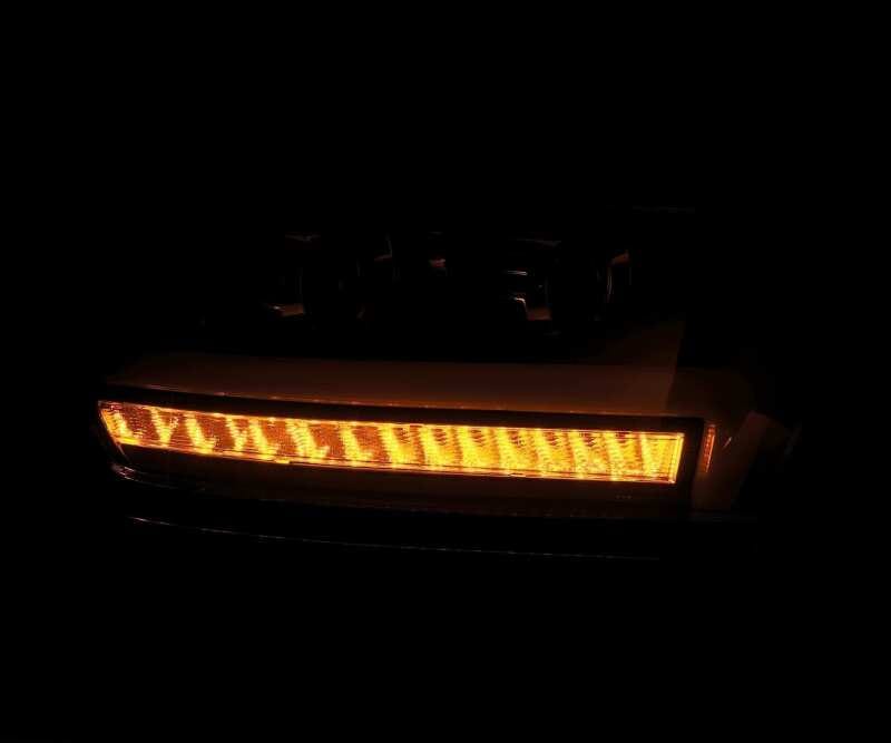AlphaRex 19-20 Dodge Ram 1500 LUXX LED Proj Headlights Plank Chrome w/Activ Light/Seq Signal/DRL thumbnail 4