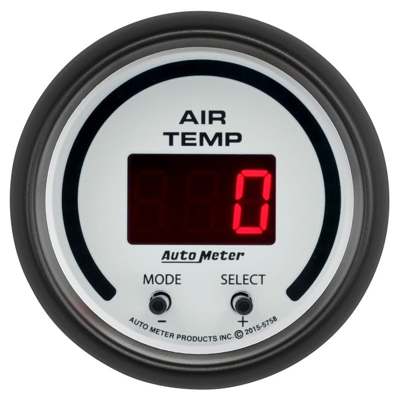 Autometer Phantom 2-1/16in 0-300 Degree F Digital Dual Air Temp Gauge thumbnail 2