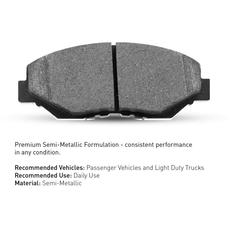 R1 01-06 Dodge Stratus Front Semi Met Brake Pads thumbnail 2