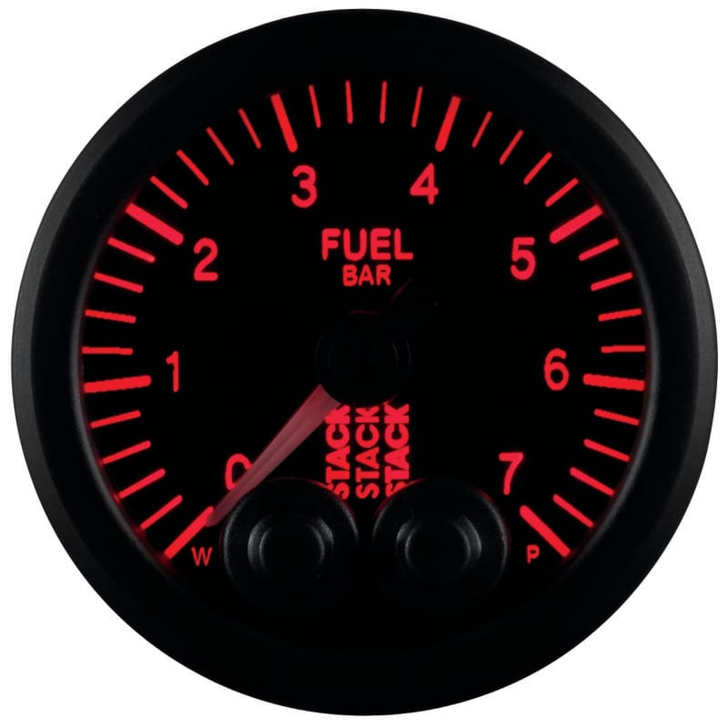 Autometer Stack 52mm 0-7 Bar M10 Male Pro-Control Fuel Pressure Gauge - Black thumbnail 8