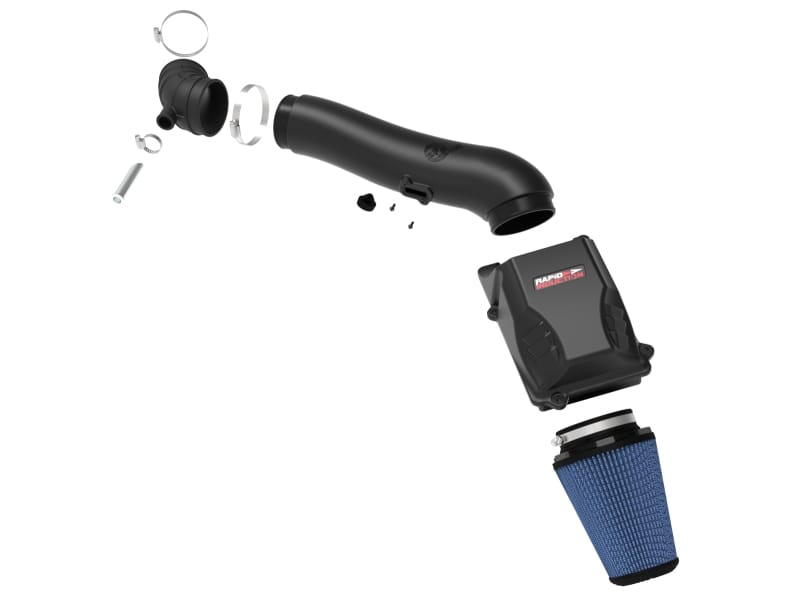 aFe Rapid Induction Cold Air Intake System w/Pro 5R Filter 20-21 Jeep Wrangler V6 3.0L thumbnail 4