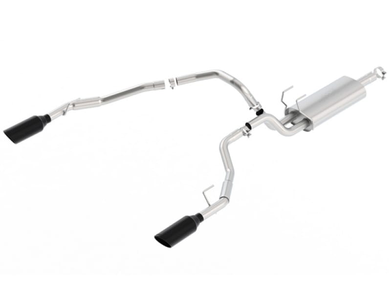 Borla 09-17 Ram 1500 5.7L V8 3in-2.5in Dual Out Pipe 5in Tip S-Type Exhaust Black Chrome thumbnail 2
