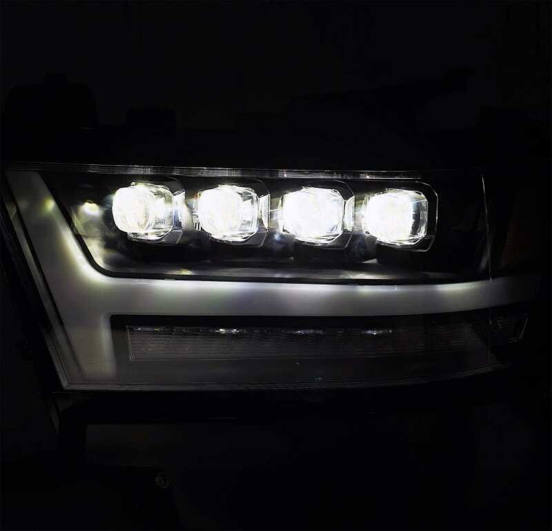 AlphaRex 19-20 Ram 1500HD NOVA LED Proj Headlights Plank Style Gloss Blk w/Activ Lght/Seq Signal/DRL thumbnail 5