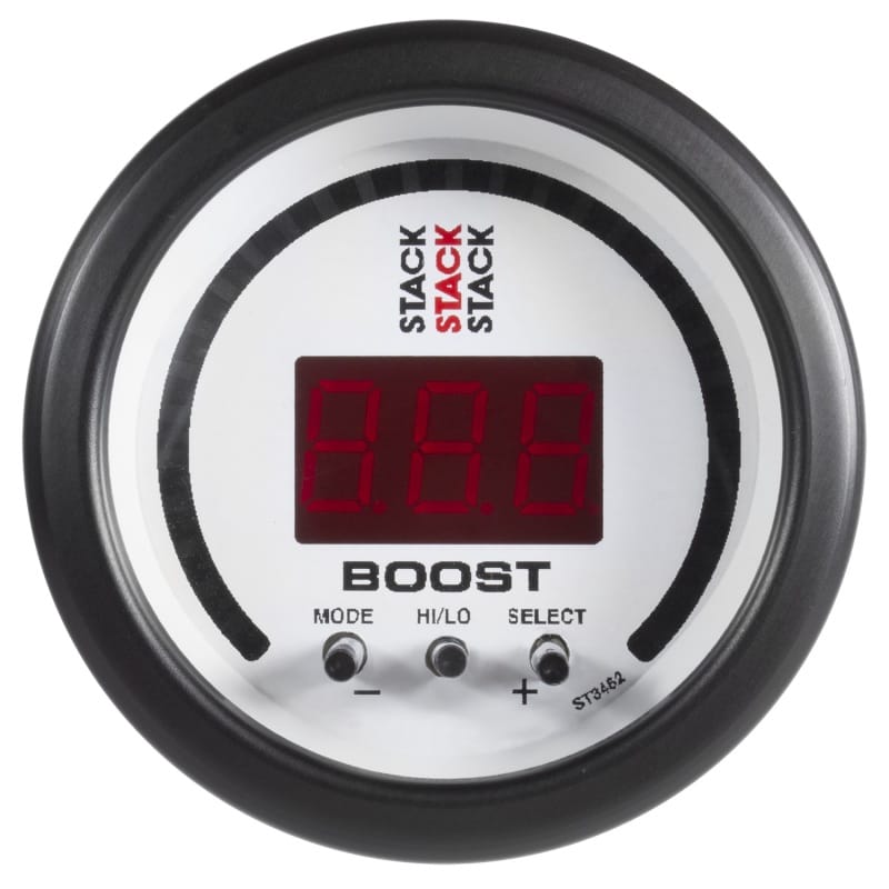 Autometer Stack 52mm -1 to +2 Bar (-30INHG to +30 PSI) Boost Controller - White thumbnail 2