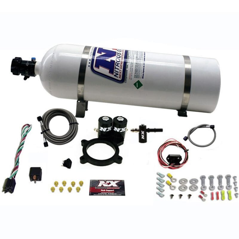Nitrous Express 2021+ Ford F-150 5.0L Coyote Truck Nitrous Plate System 15lb Bottle