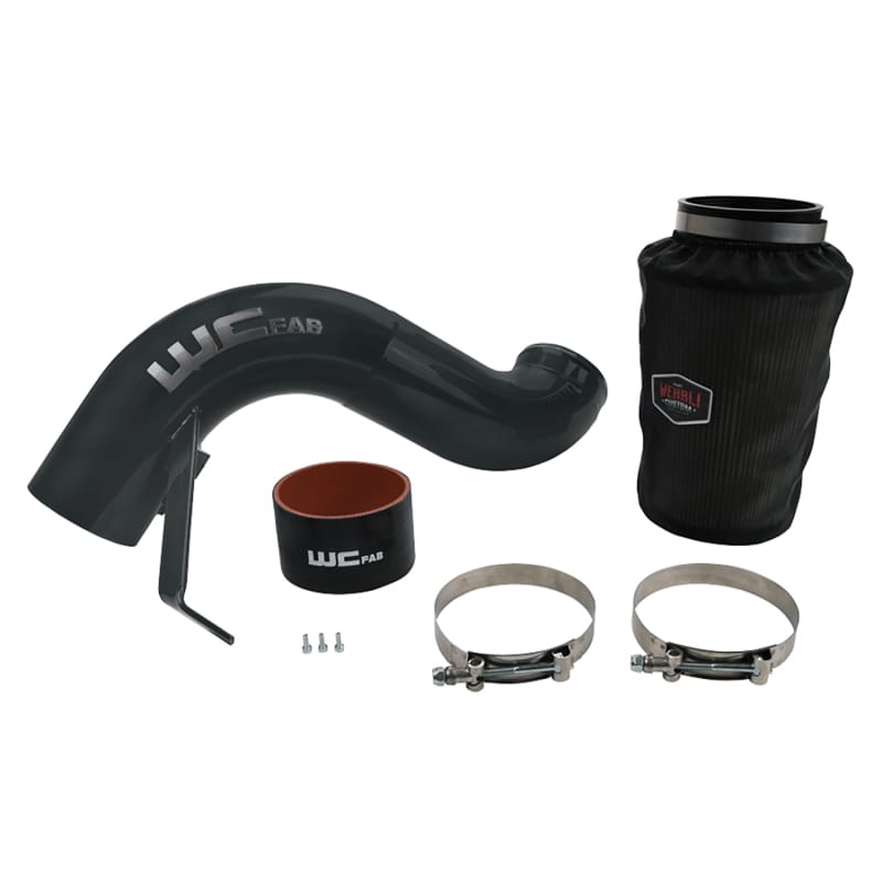 Wehrli 2007.5-09 Cummins 6.7L 4in. Intake Kit - Candy Red thumbnail 2
