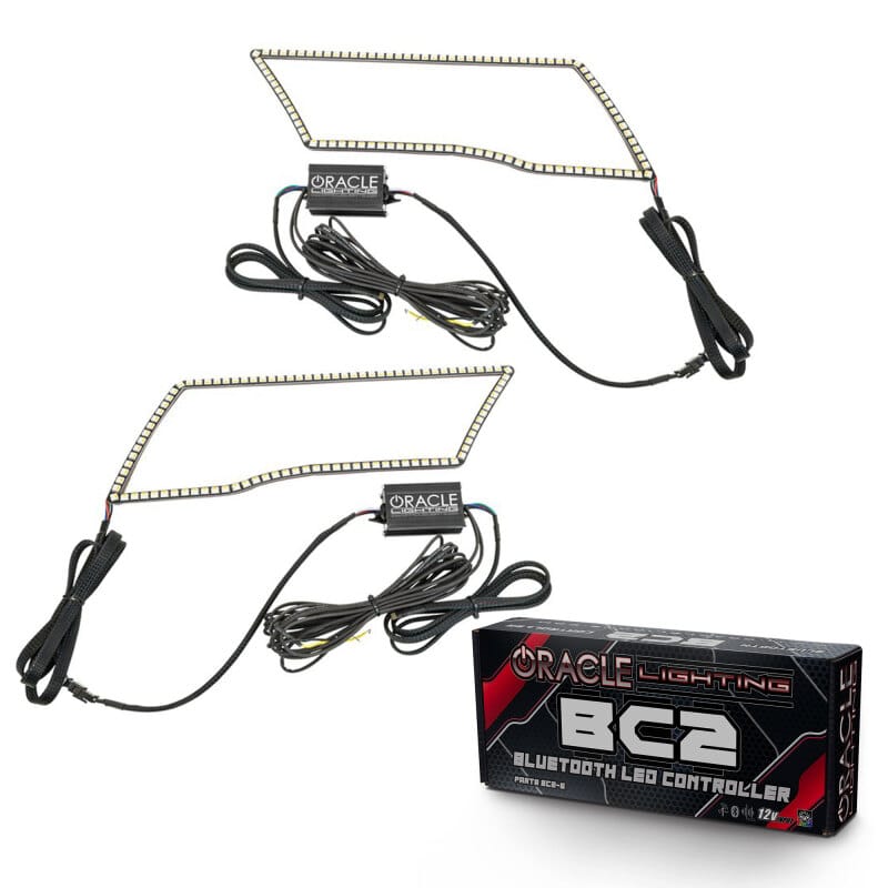 Oracle 09-18 Dodge Ram Switchback Quad Headlight Halo Kit - RGB+A + w/ BC1 Controller