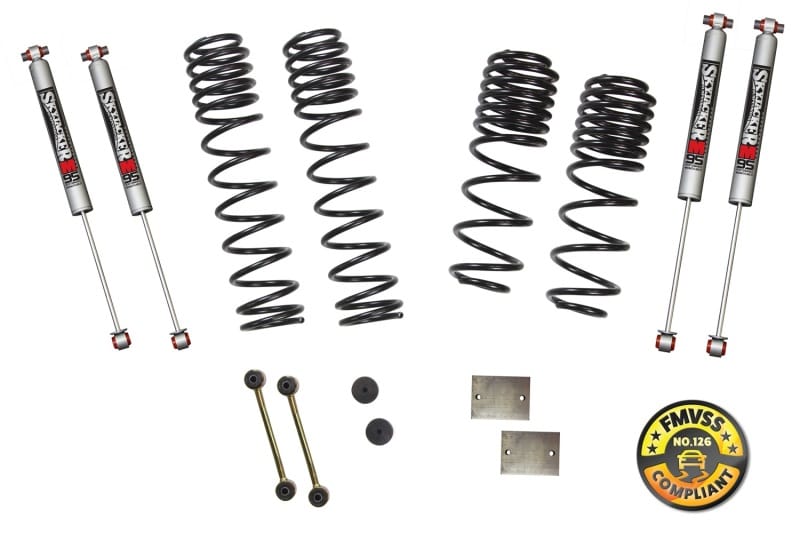 Skyjacker 2018 Jeep Wrangler JL 4 Door 4WD (Non-Rubicon) Long Travel 2 Stage 1in-1.5in Coil System - JL15BPMLT