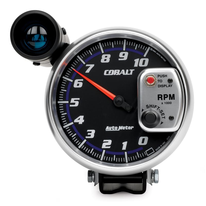 Autometer Cobalt 5 inch 10000 RPM Tachometer w/ Shift Light thumbnail 2