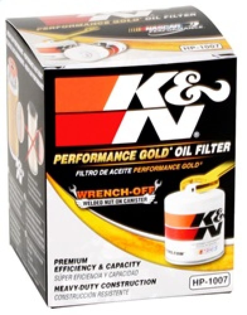 K&N Buick / Chevrolet / Oldsmobile Performance Gold Oil Filter thumbnail 2
